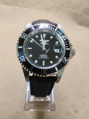 Invicta Pro Diver Japan 8215 Automatic Movement Ritche Leather Strap $120 Or Bes